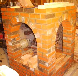 Custom Built Fireplace